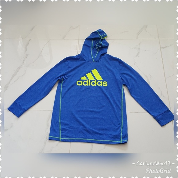 adidas neon yellow hoodie